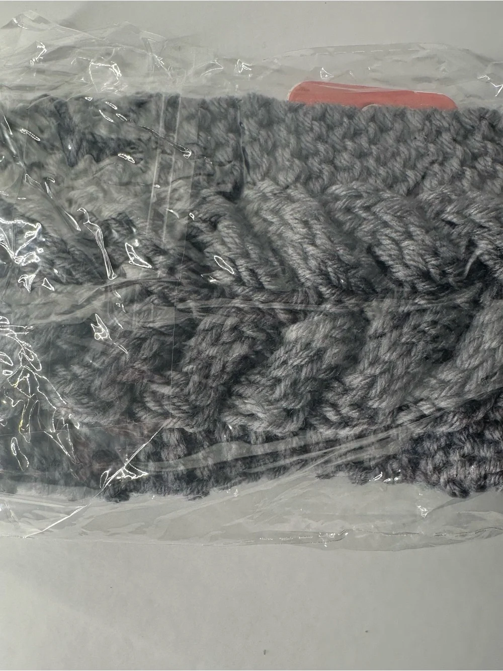 NWT Nollia Cable Knit Winter Headband Ear Warmer Gray One Size